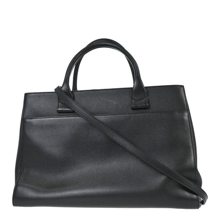 Chanel Black Calfskin Neo Executive Cerf 2way Shoulder Tote Bag
