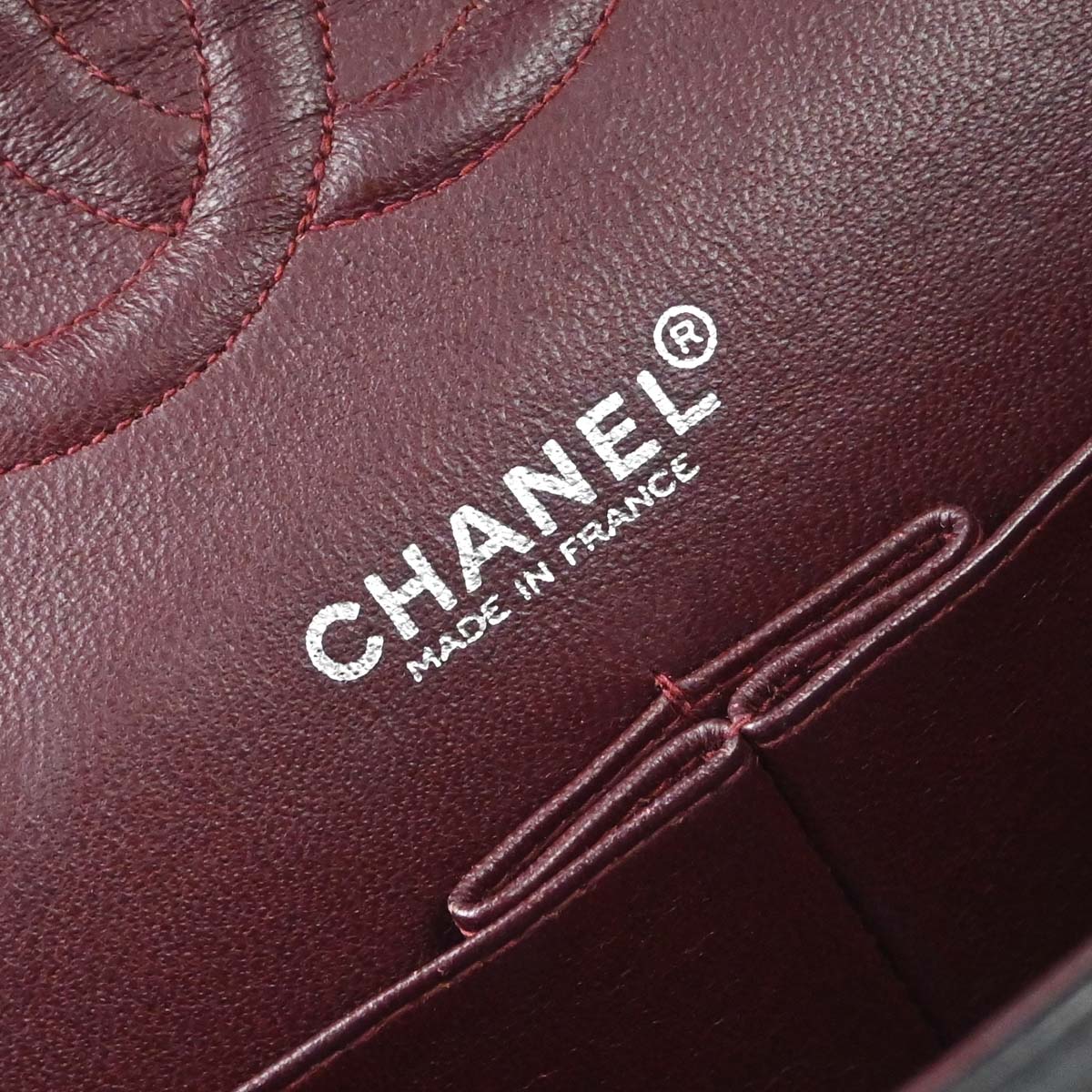 Chanel 2002-2003 Black Lambskin Medium Classic Double Flap Shoulder Bag