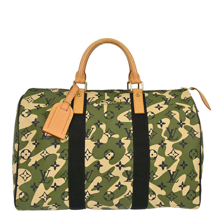 Louis Vuitton Monogramouflage Speedy 35 Handbag M95773