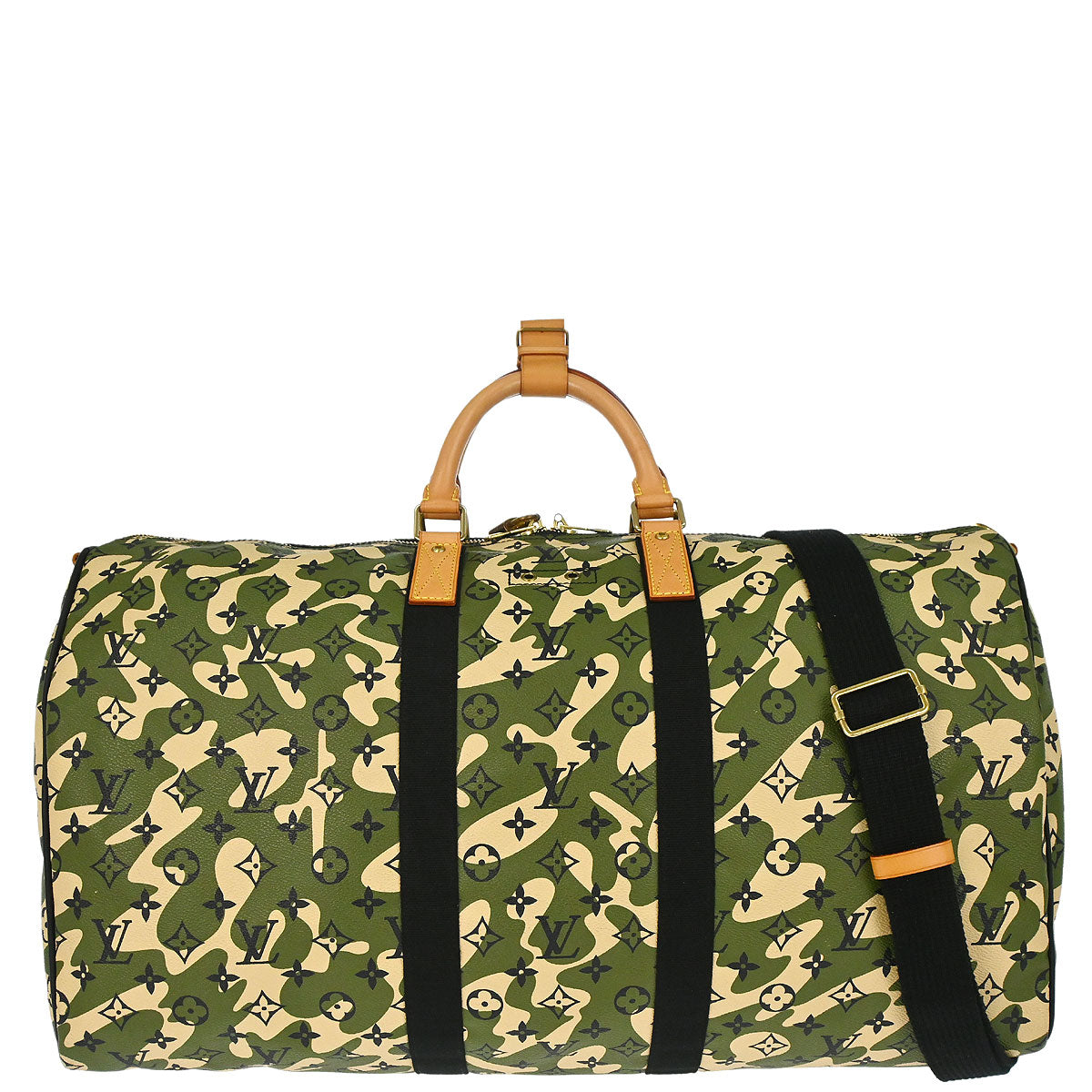 Louis Vuitton Monogramouflage Keepall Bandouliere 55 Duffle Bag M95774