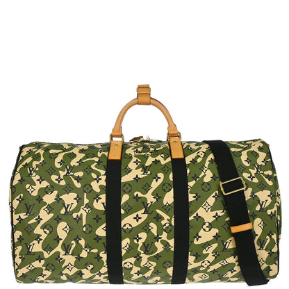 Louis Vuitton Monogramouflage Keepall Bandouliere 55 Duffle Bag M95774