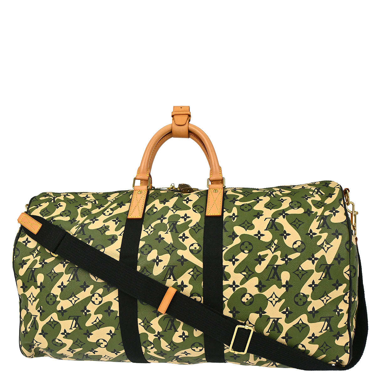 Louis Vuitton Monogramouflage Keepall Bandouliere 55 Duffle Bag M95774