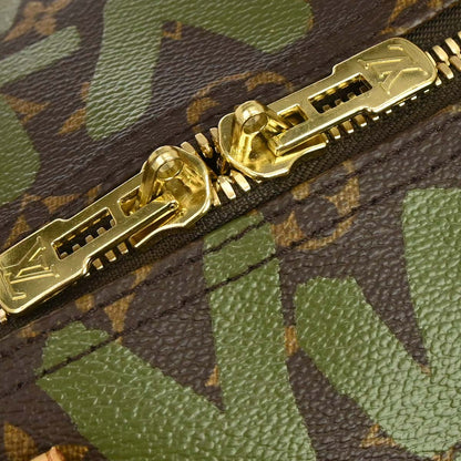 Louis Vuitton Khaki Monogram Graffiti Keepall 50 Duffle Bag M92196