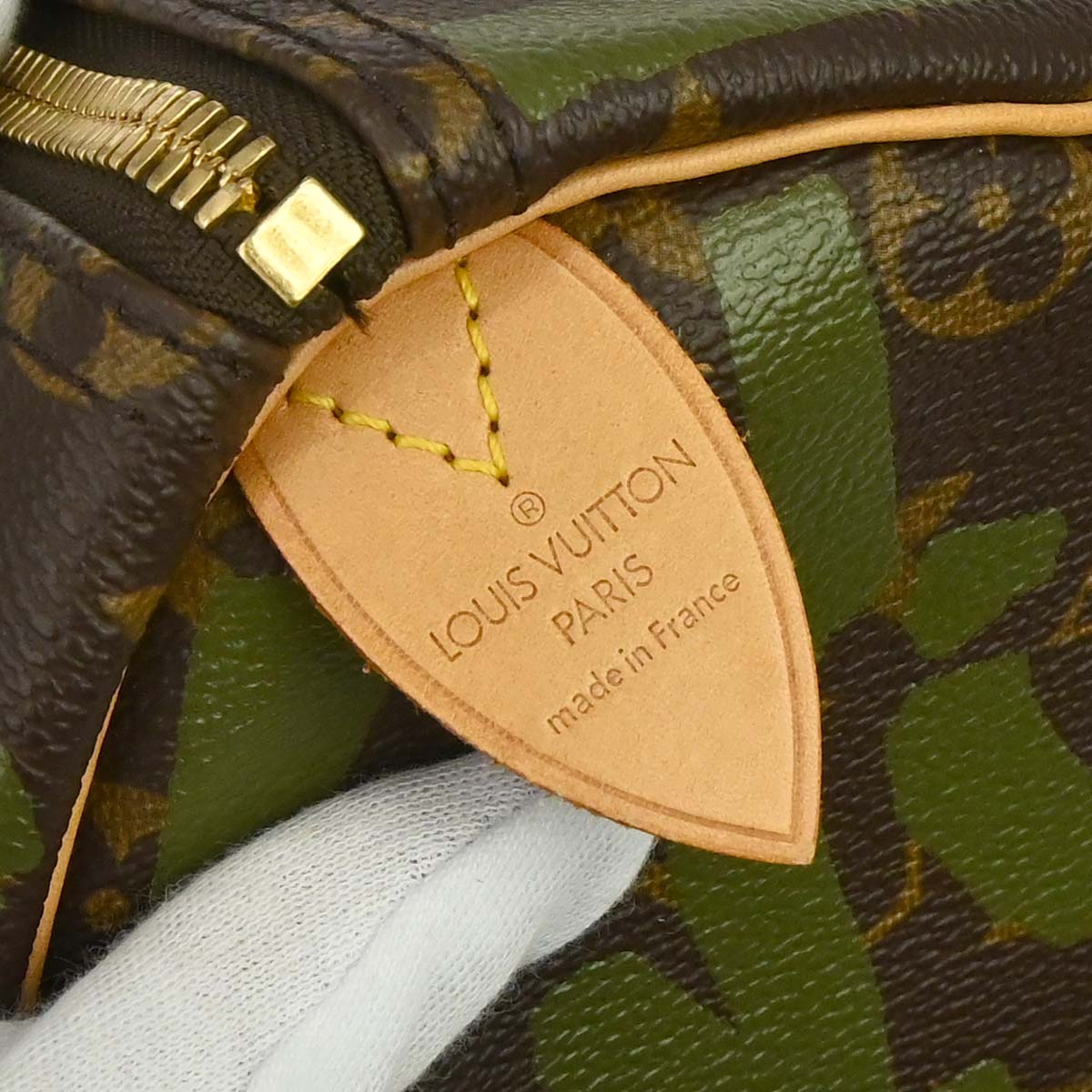 Louis Vuitton Khaki Monogram Graffiti Keepall 50 Duffle Bag M92196