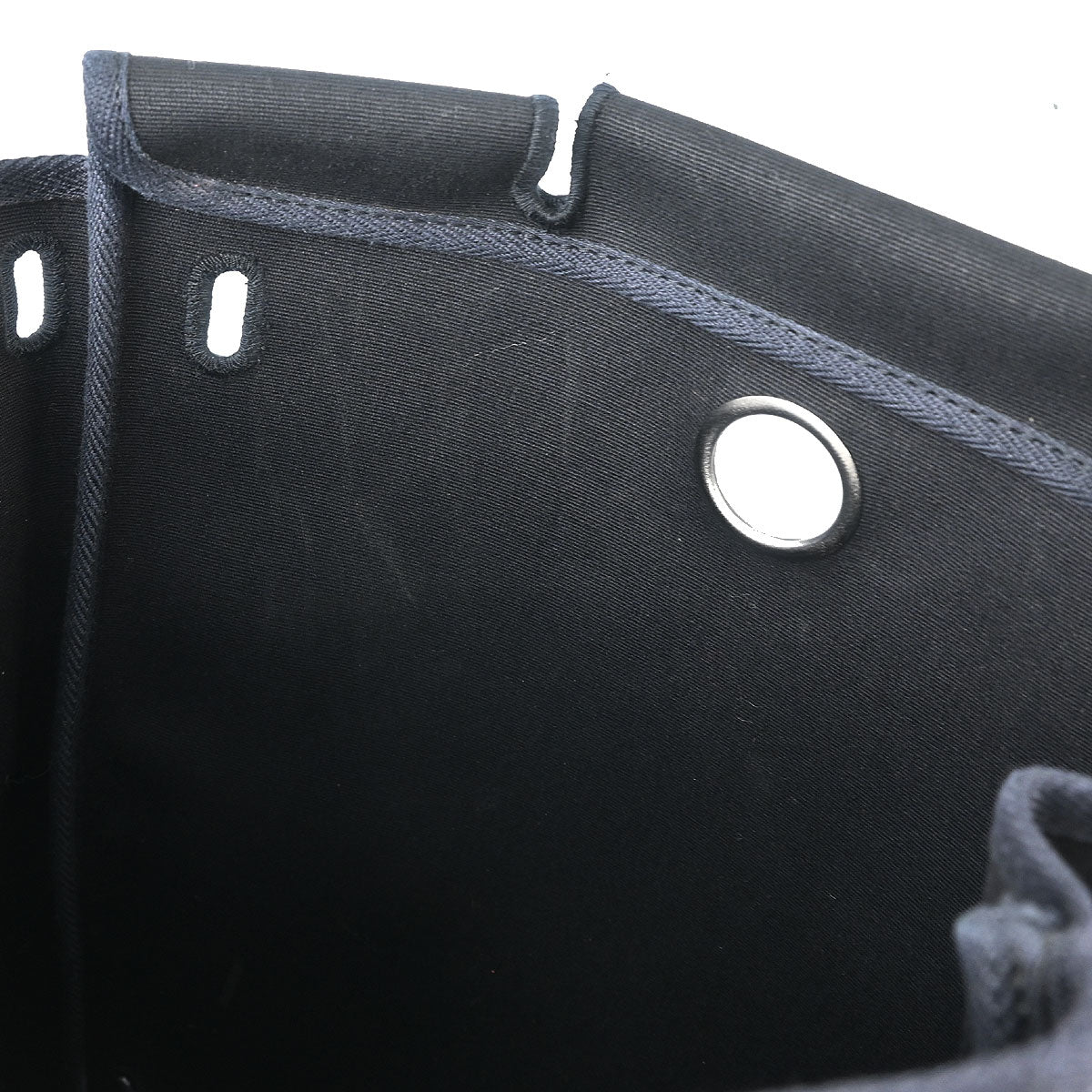 Hermes Black Toile Officier Herbag a Dos 2 in 1 Backpack