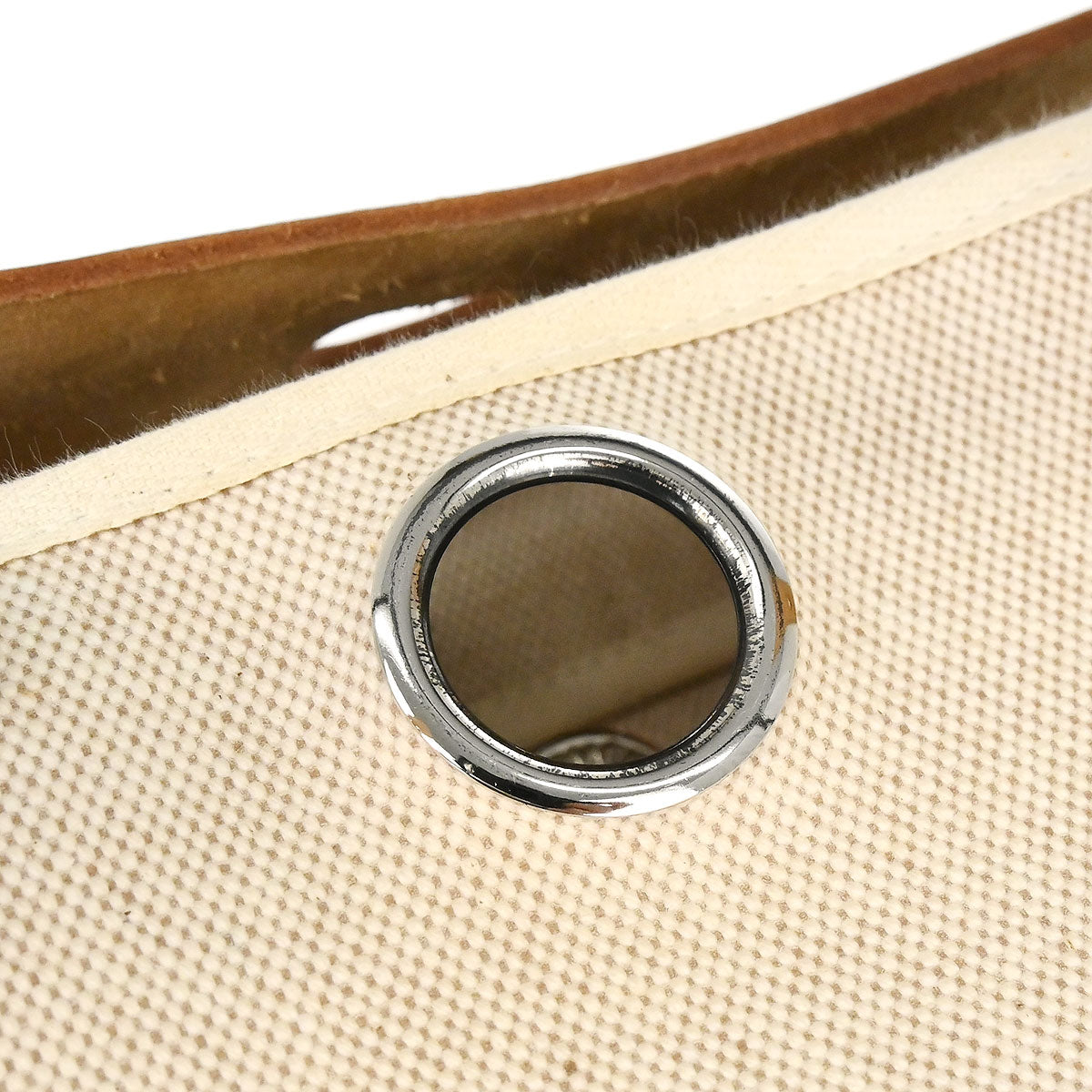 Hermes Natural Toile H Herbag a Dos 2 in 1 Backpack