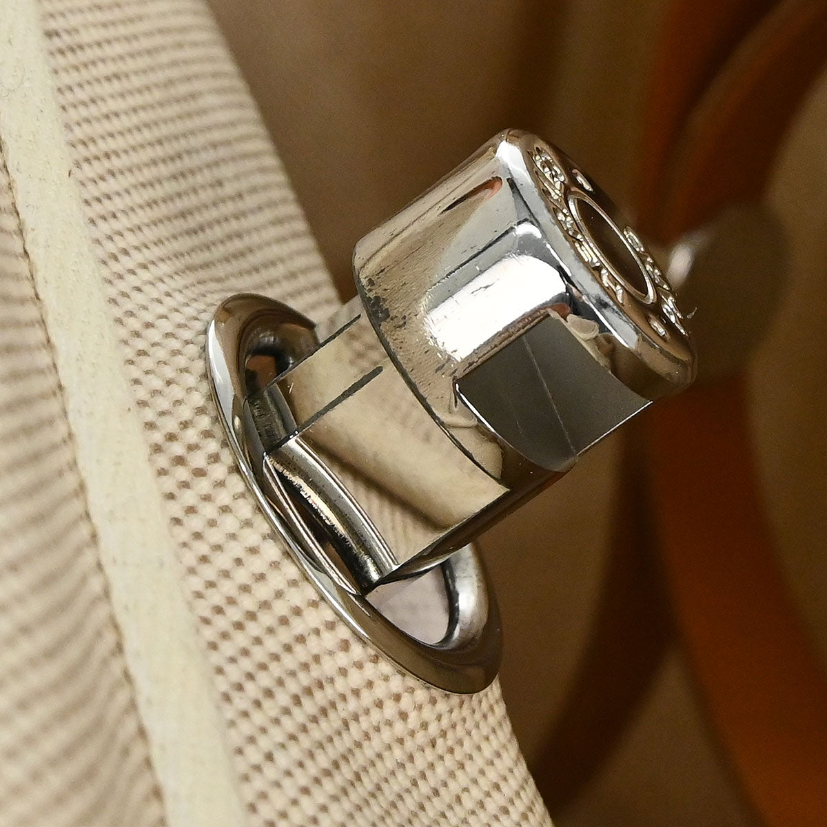 Hermes Natural Toile H Herbag a Dos 2 in 1 Backpack