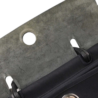Hermes Black Toile Officier Herbag MM 2way Shoulder Handbag