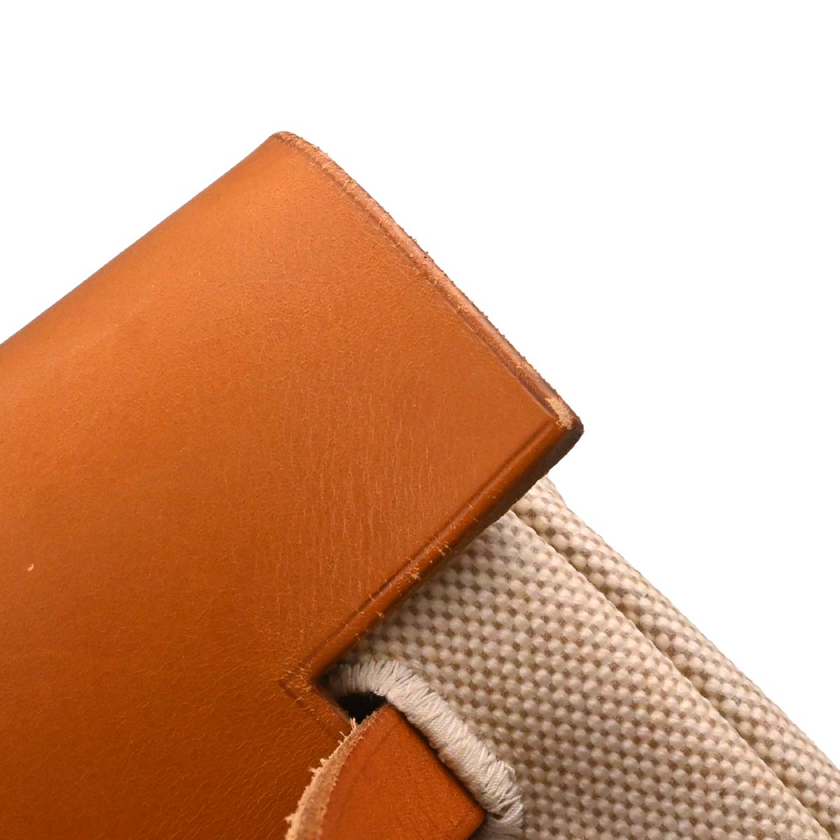 Hermes Natural Toile H Herbag MM 2way Shoulder Handbag