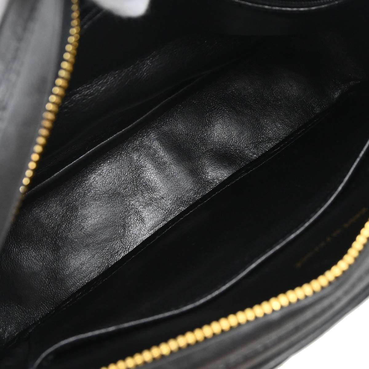 Chanel 1996-1997 Black Lambskin Camera Bag Medium