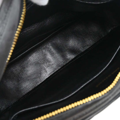 Chanel 1996-1997 Black Lambskin Camera Bag Medium