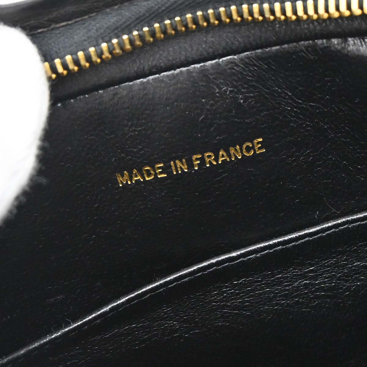 Chanel 1996-1997 Black Lambskin Camera Bag Medium