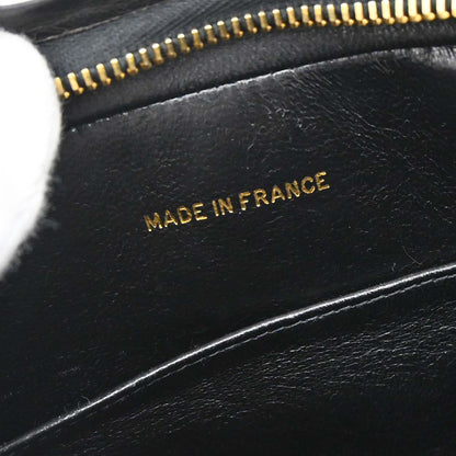 Chanel 1996-1997 Black Lambskin Camera Bag Medium
