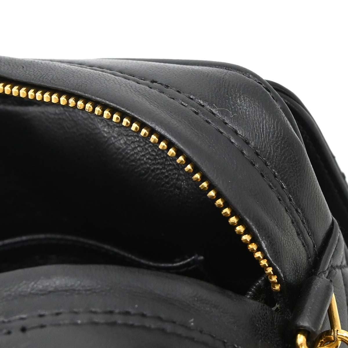 Chanel 1996-1997 Black Lambskin Camera Bag Medium
