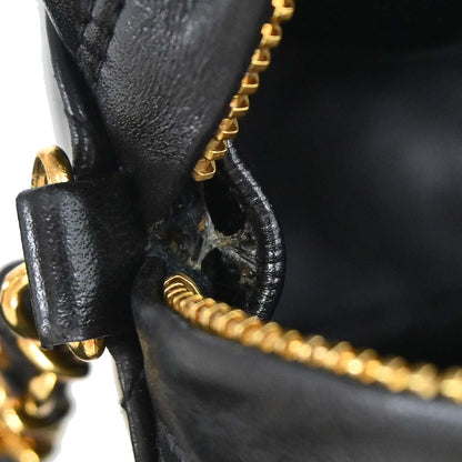 Chanel 1996-1997 Black Lambskin Camera Bag Medium