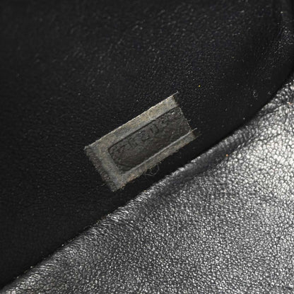 Chanel 1986-1988 Navy Lambskin Shoulder Bag