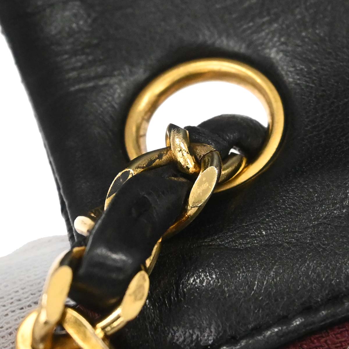Chanel 1989-1991 Black Lambskin Mini Classic Square Flap Shoulder Bag 17