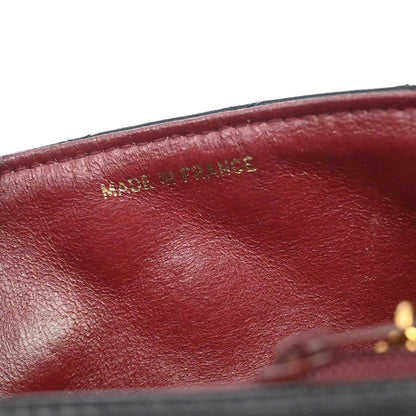 Chanel 1989-1991 Black Lambskin Mini Classic Square Flap Shoulder Bag 17