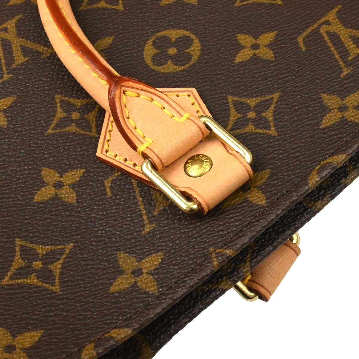 Louis Vuitton Monogram Sac Plat Tote Handbag M51140