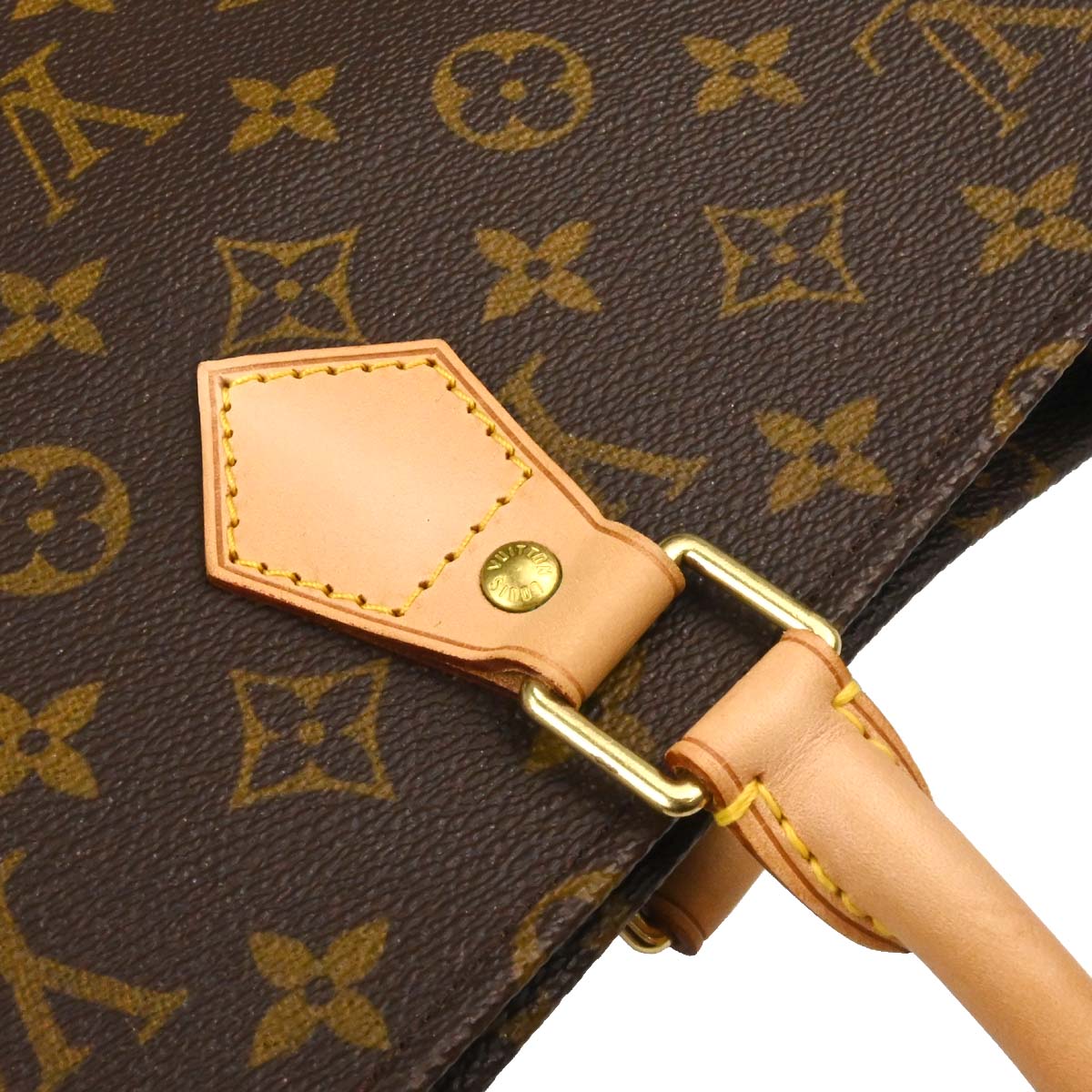 Louis Vuitton Monogram Sac Plat Tote Handbag M51140