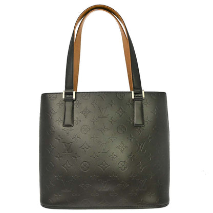 Louis Vuitton Black Monogram Mat Stockton Tote Handbag M55112