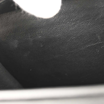 Celine Black Leather Nano Luggage 2way Shoulder Tote Bag