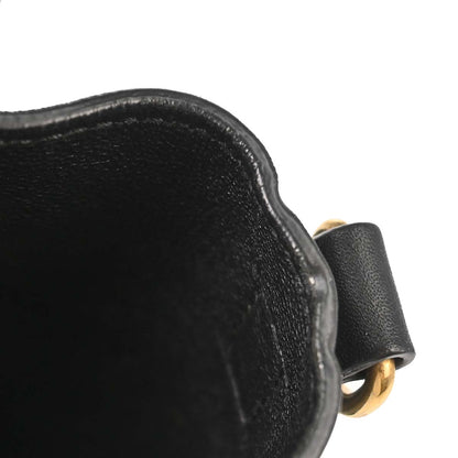 Celine Black Leather Nano Luggage 2way Shoulder Tote Bag