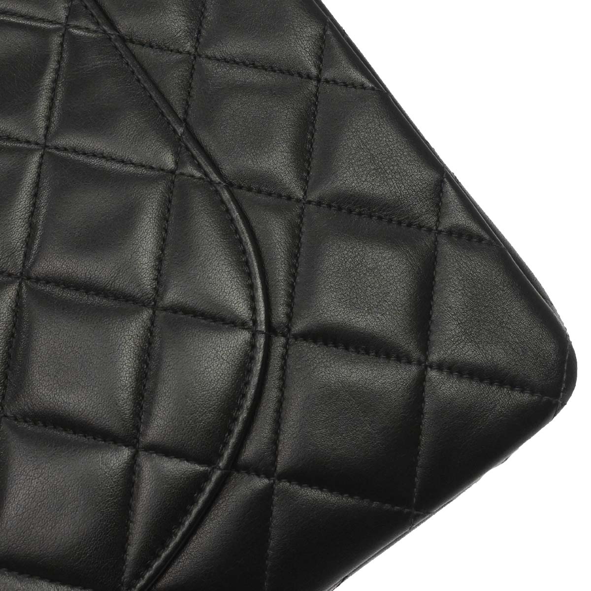 Chanel Black Lambskin Maxi Classic Flap Shoulder Bag