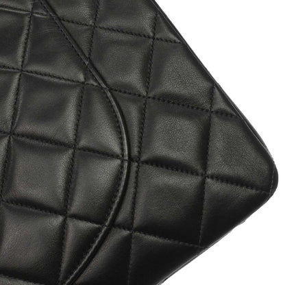 Chanel Black Lambskin Maxi Classic Flap Shoulder Bag