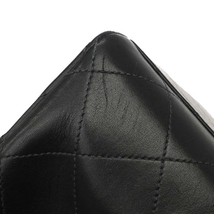 Chanel Black Lambskin Maxi Classic Flap Shoulder Bag