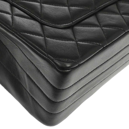 Chanel Black Lambskin Chain Shoulder Bag