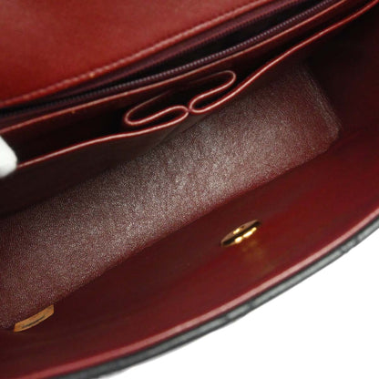 Chanel Black Lambskin Chain Shoulder Bag