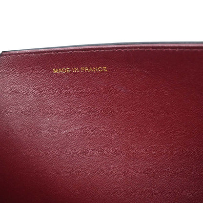 Chanel 1997-1999 Black Lambskin Pushlock Small Full Flap Shoulder Bag
