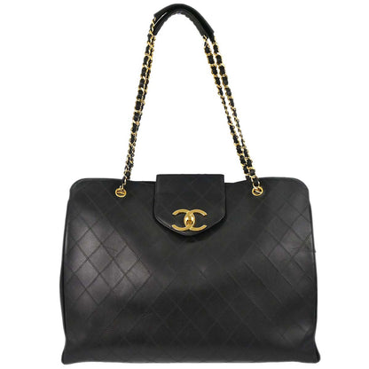 Chanel Black Lambskin Bicolore Supermodel Shoulder Bag