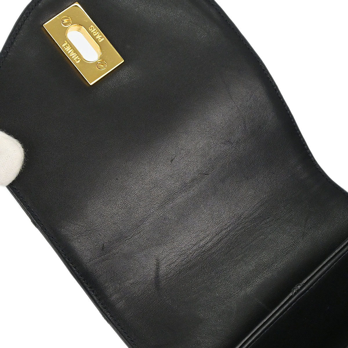 Chanel Black Lambskin Bicolore Supermodel Shoulder Bag