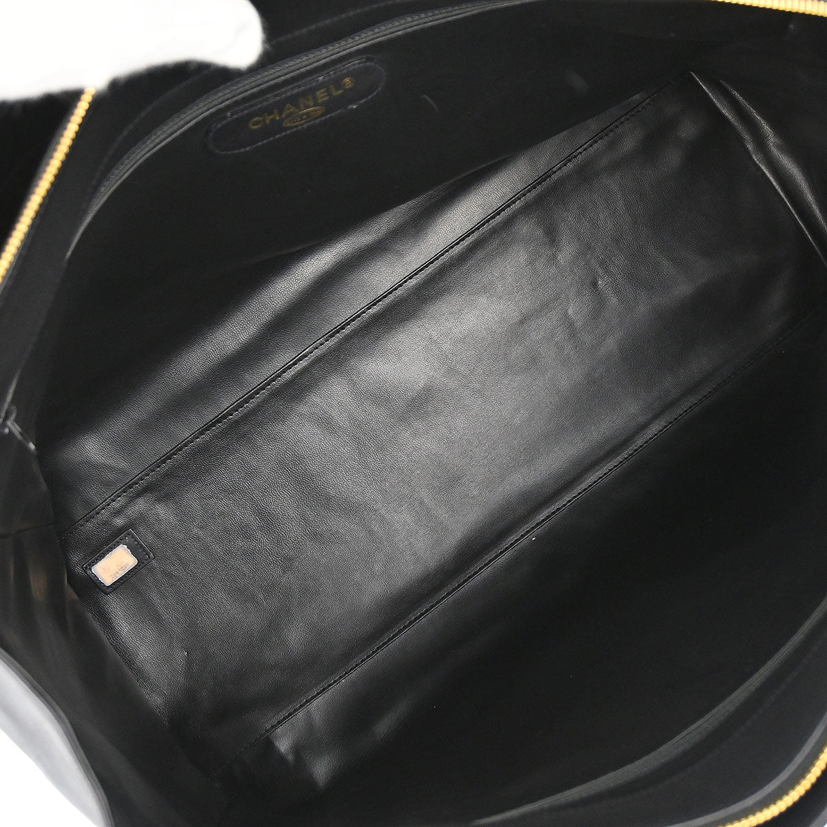 Chanel Black Lambskin Bicolore Supermodel Shoulder Bag