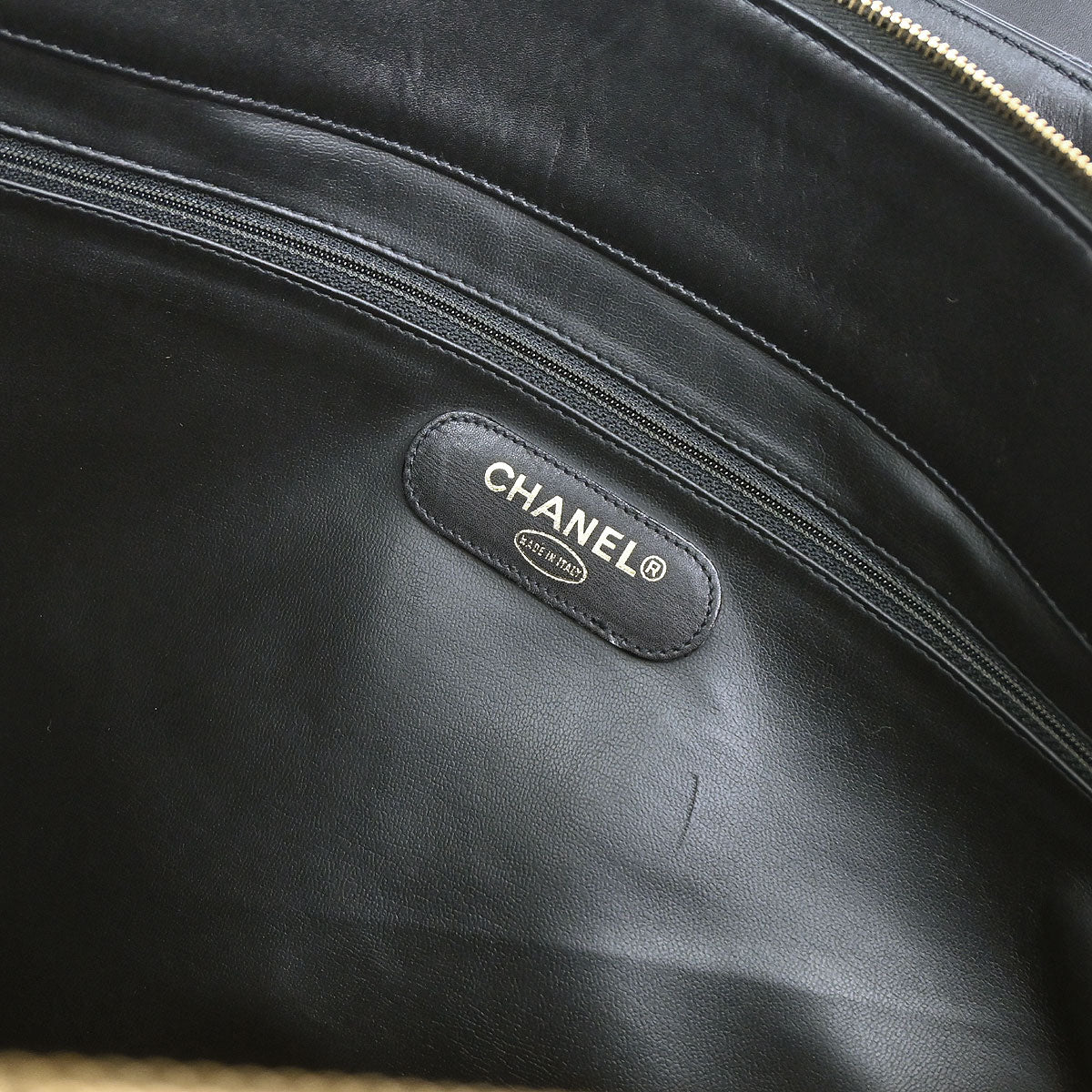 Chanel Black Lambskin Bicolore Supermodel Shoulder Bag