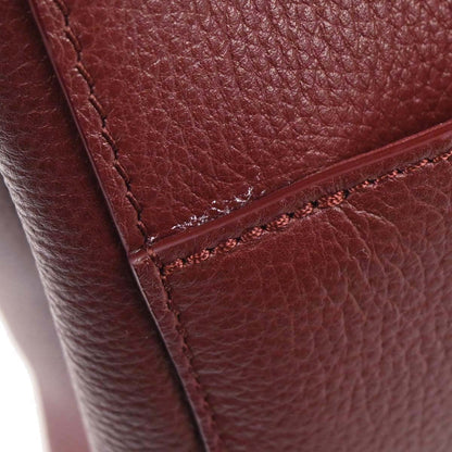 Chanel 2017 Bordeaux Calfskin Neo Executive Cerf Tote 2way Shoulder Handbag