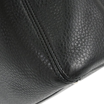 Chanel 2015-2016 Black Deerskin Executive Cerf 2way Shoulder Tote Bag