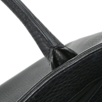 Chanel 2015-2016 Black Deerskin Executive Cerf 2way Shoulder Tote Bag