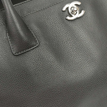 Chanel 2012-2013 Gray Calfskin Executive Cerf 2way Shoulder Tote Bag