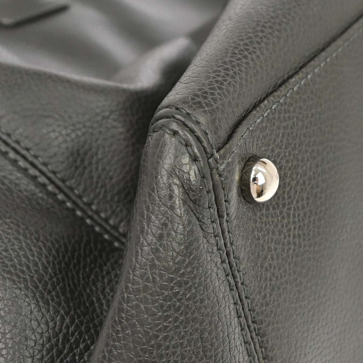 Chanel 2012-2013 Gray Calfskin Executive Cerf 2way Shoulder Tote Bag