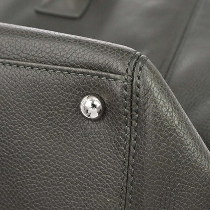 Chanel 2012-2013 Gray Calfskin Executive Cerf 2way Shoulder Tote Bag