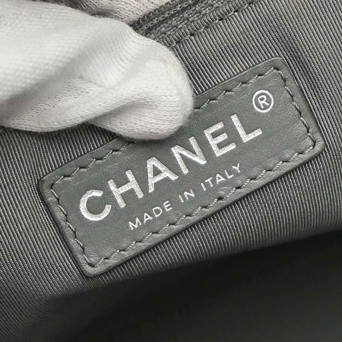 Chanel 2012-2013 Gray Calfskin Executive Cerf 2way Shoulder Tote Bag
