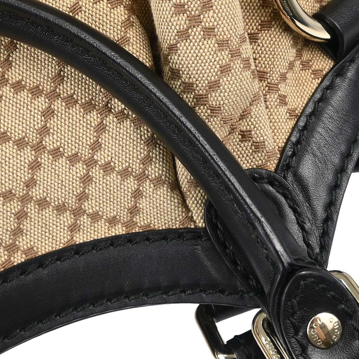 Gucci Beige Canvas Sukey Diamante Tote Handbag