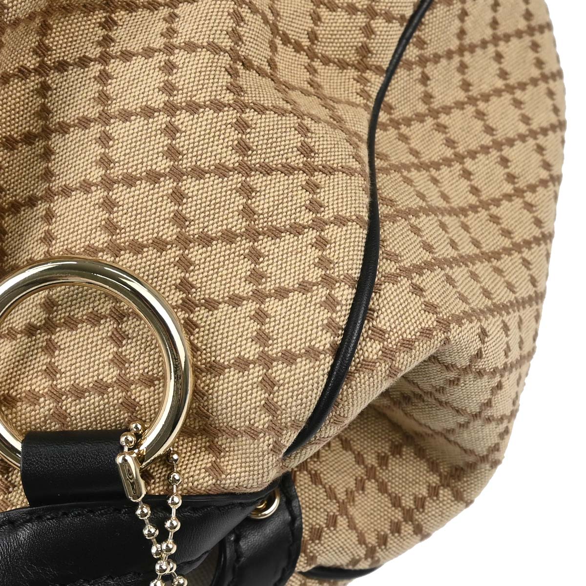 Gucci Beige Canvas Sukey Diamante Tote Handbag