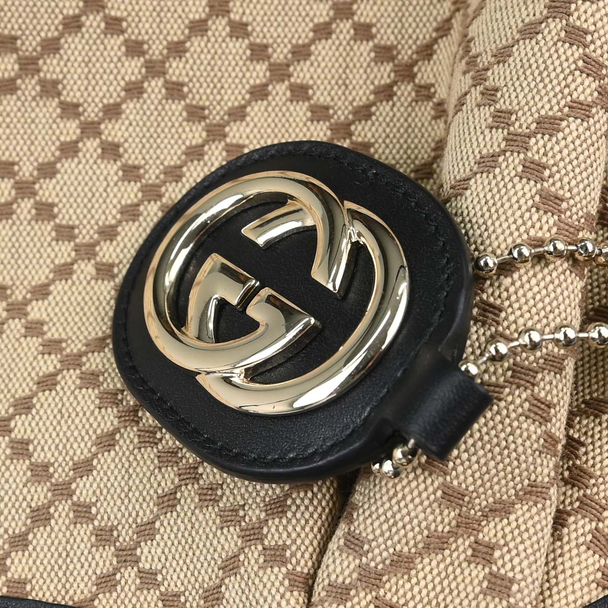 Gucci Beige Canvas Sukey Diamante Tote Handbag