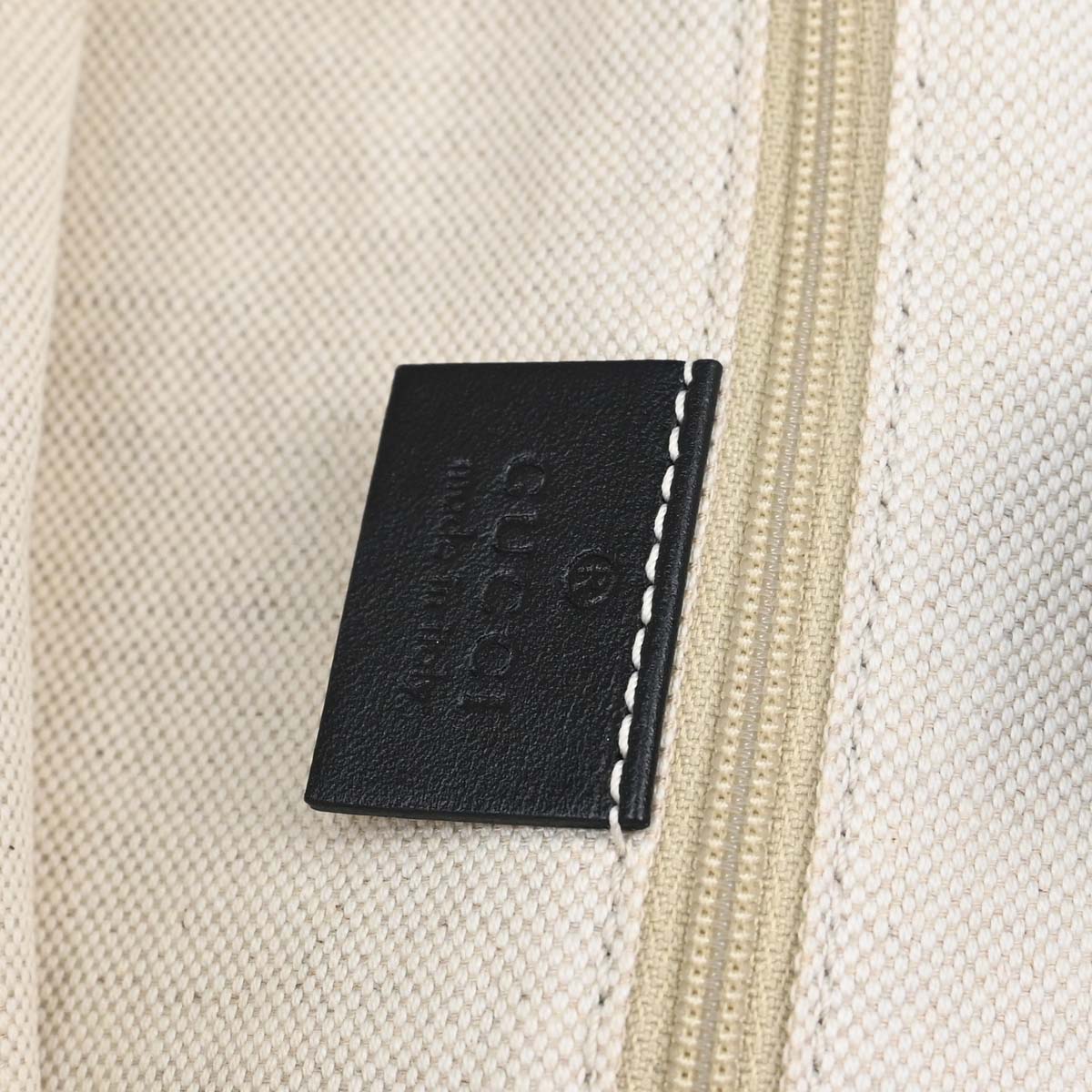 Gucci Beige Canvas Sukey Diamante Tote Handbag