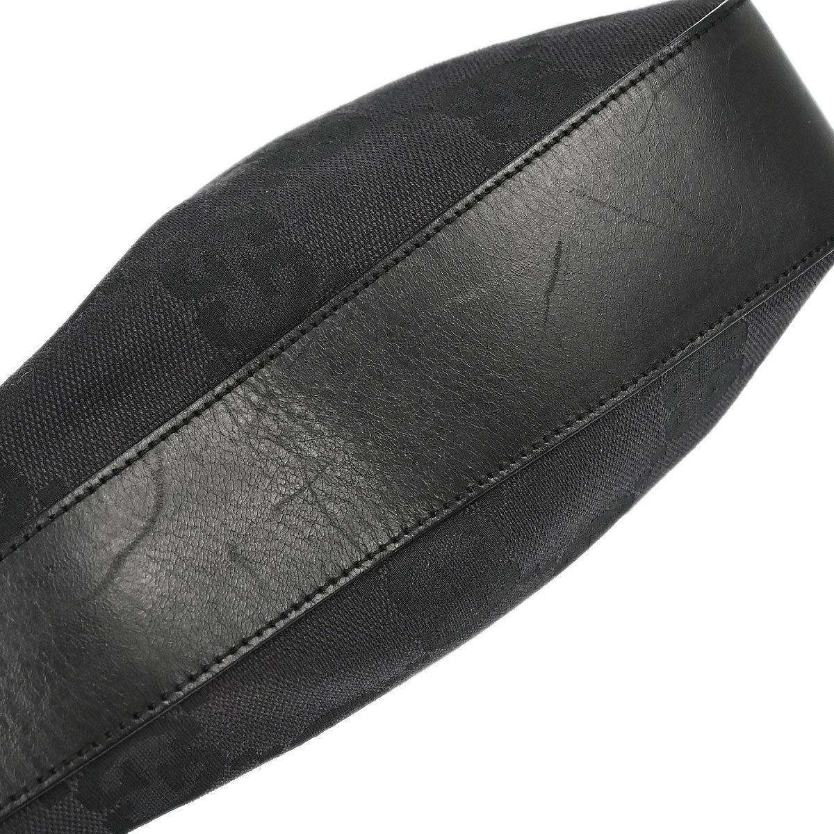 Gucci Black GG Canvas Hobo Bag