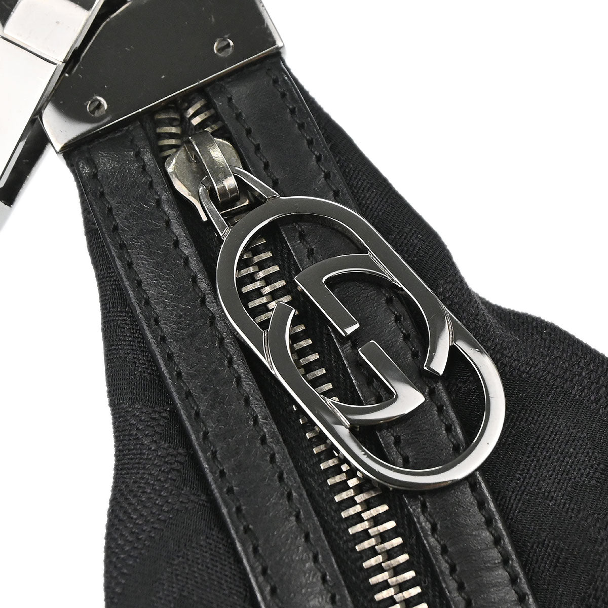 Gucci Black GG Canvas Hobo Bag